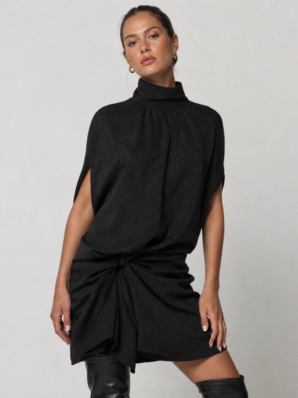 Zara x Stefano Pilati Black Ruffle Romper Size XS NWT | Women's Designer Romper - Picture 2 of 11